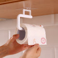 No-Drill Kitchen Paper Towel Holder Wall-Mounted Roll Hanger - S