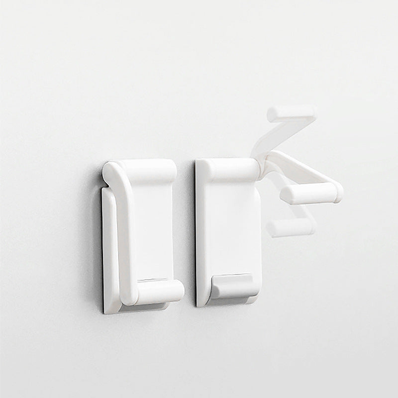 Magnetic No-Drill Paper Towel Holder for Kitchen Rolls - White