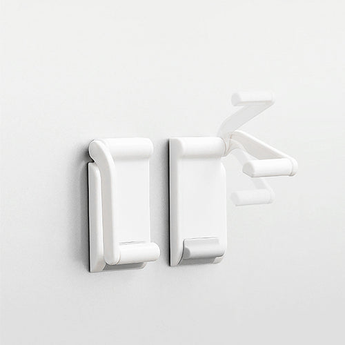 Magnetic No-Drill Paper Towel Holder for Kitchen Rolls - White