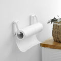 Magnetic No-Drill Paper Towel Holder for Kitchen Rolls - White