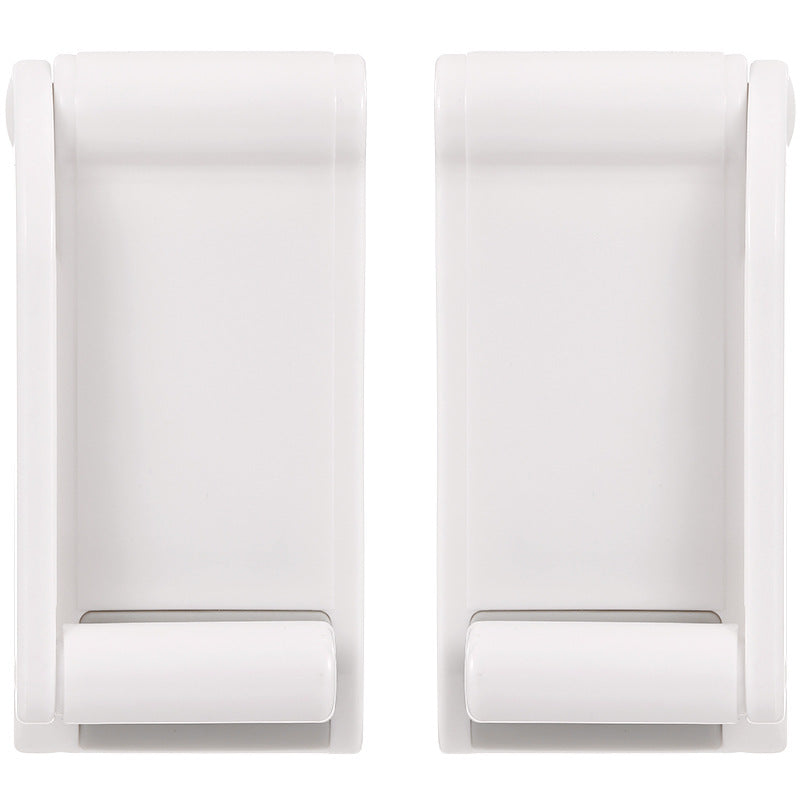 Magnetic No-Drill Paper Towel Holder for Kitchen Rolls - White